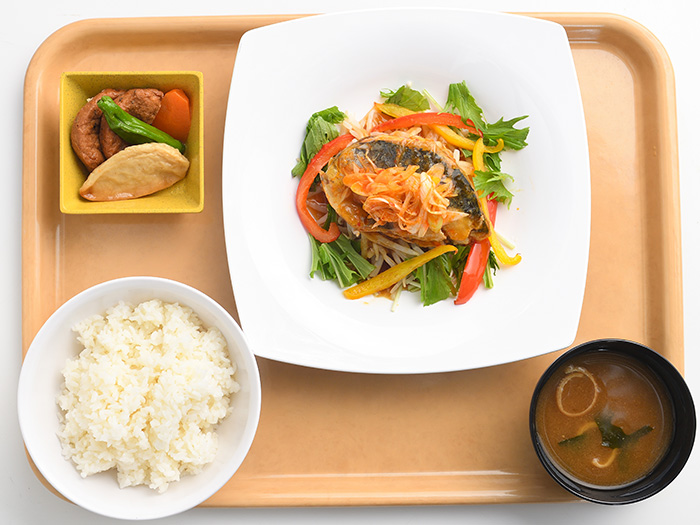 Bランチセット（鯖の中華ねぎソース）470円