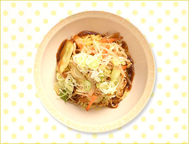 肉野菜まぜそば 400円